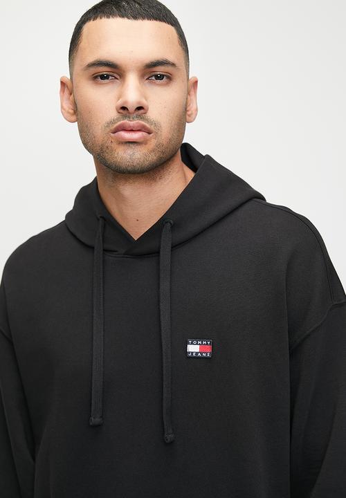 Tommy Hilfiger - Tjm rlx xs badge hoodie - black