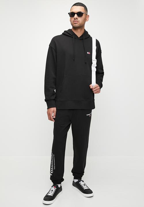 Tommy Hilfiger - Tjm rlx xs badge hoodie - black