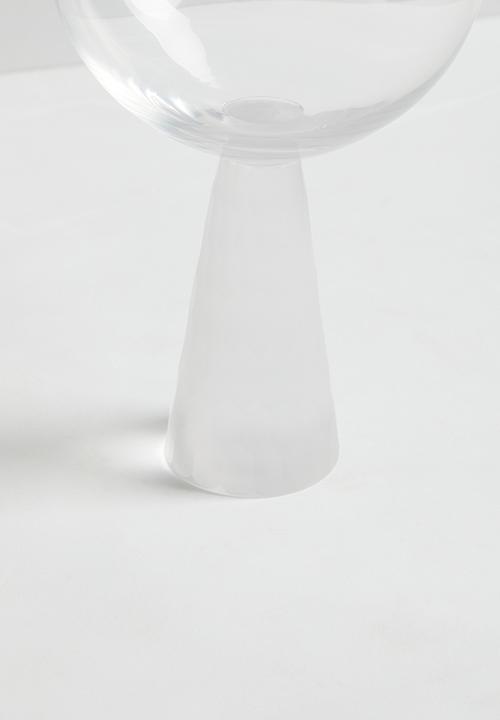 Jenna Clifford - Gin glass with etched stem set of 2 - clear