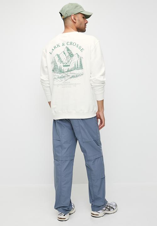 Lark & Crosse - L&C Printed Crew Neck Top - Ecru