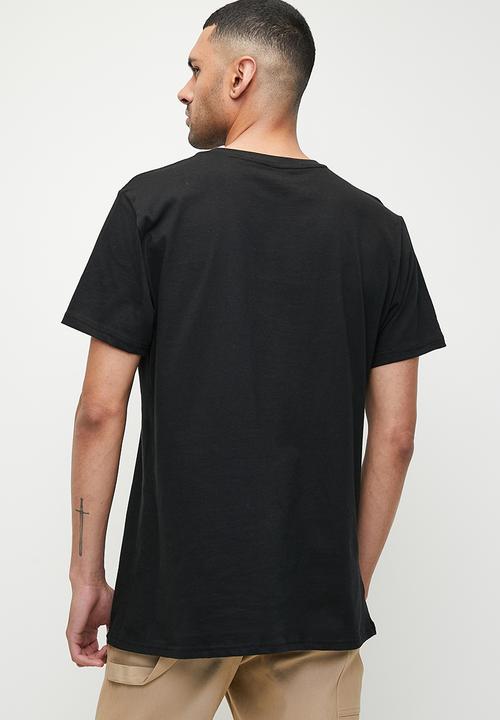 Lark & Crosse - Regular Fit Embossed Crew Neck Print - Black
