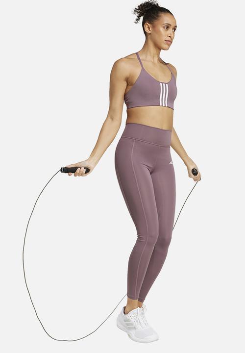 adidas Performance - Aerim ls bra - shadow fig/white