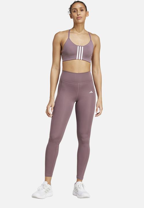 adidas Performance - Aerim ls bra - shadow fig/white