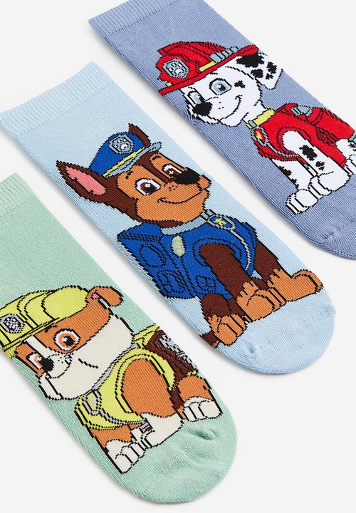 H&M - 5-pack patterned socks - Light blue Paw Patrol