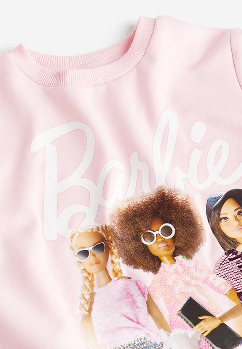 H&M - Printed sweatshirt - Light pink Barbie