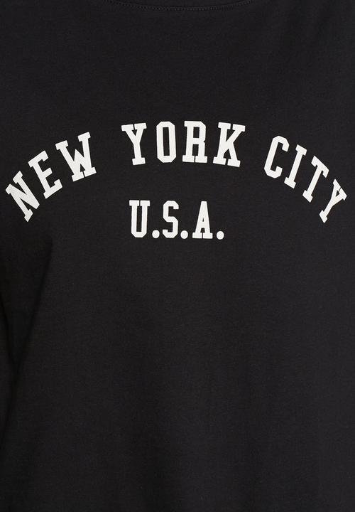 Jacqueline de Yong - Katie Cropped Print Tee