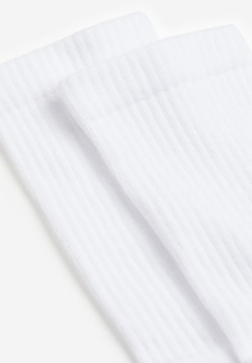 H&M - 5 pack socks - white