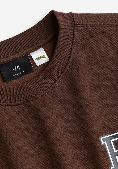 H&M - Loose fit sweatshirt - brown multi