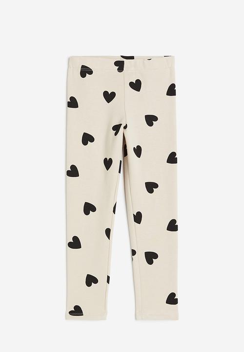 H&M - Brushed-inside leggings - beige