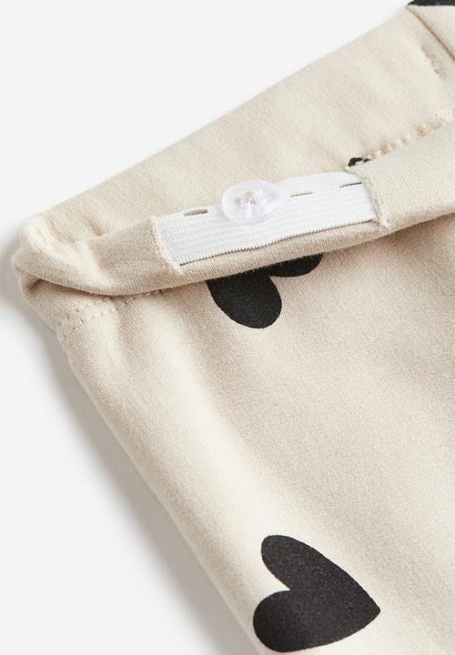 H&M - Brushed-inside leggings - beige