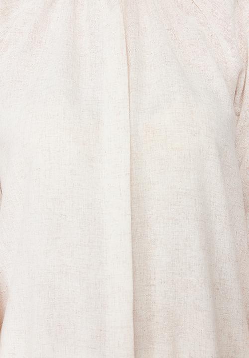 Trendyol - Comfort fit long shirt - light beige
