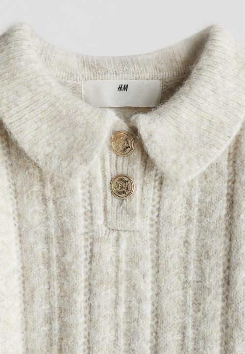 H&M - Collared jumper - beige