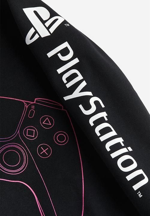 H&M - Printed sweatshirt - black