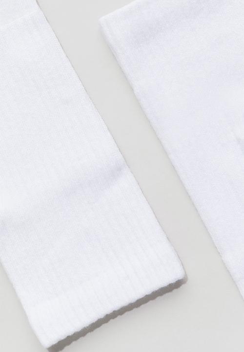 H&M - 5-Pack ribbed socks - white