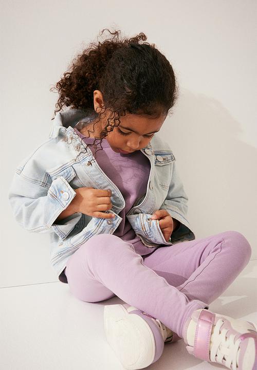 H&M - Brushed-inside leggings - purple