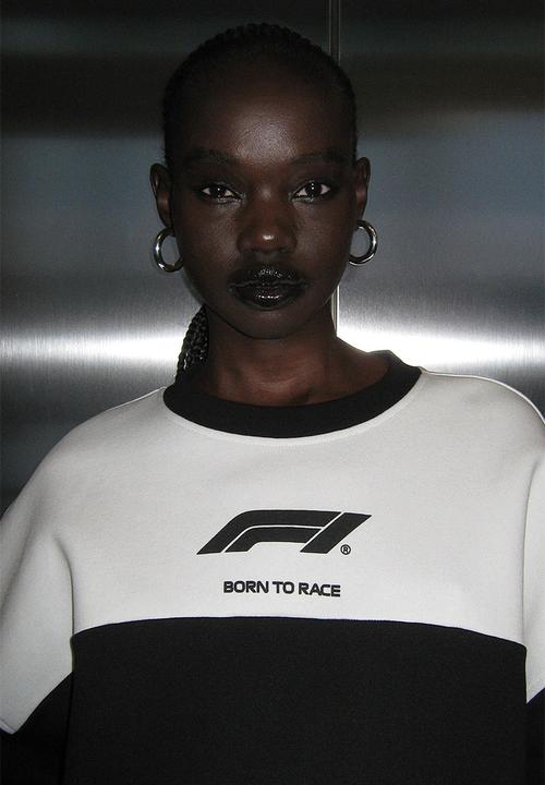 H&M - Oversized printed sweatshirt - black