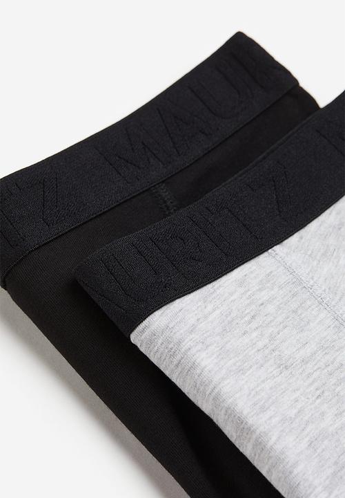 H&M - 5-pack trunks - black & grey 