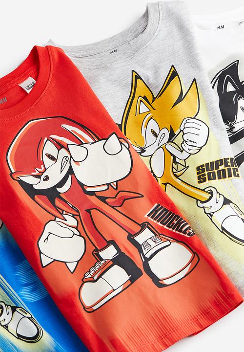 H&M - 4-pack printed t-shirts - multi 