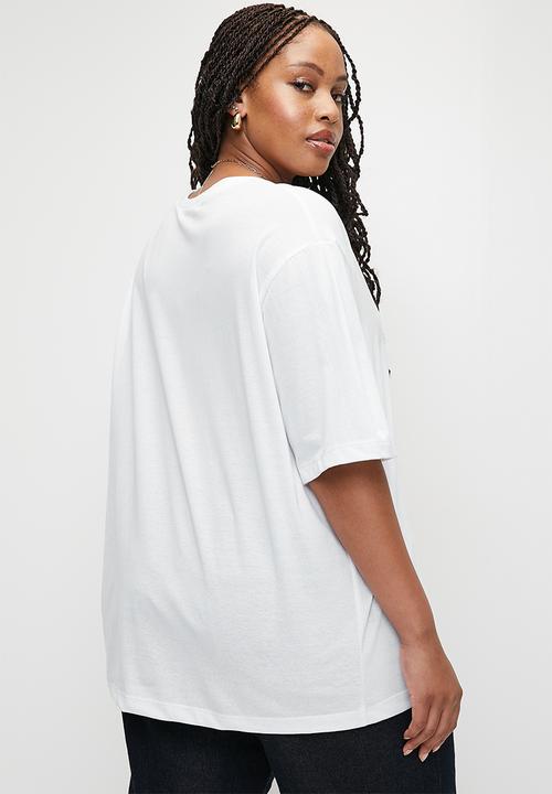 Superbalist - Graphic plus tee  - white