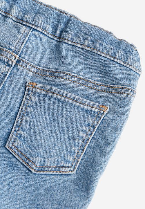 H&M - Embroidered jeans - blue 