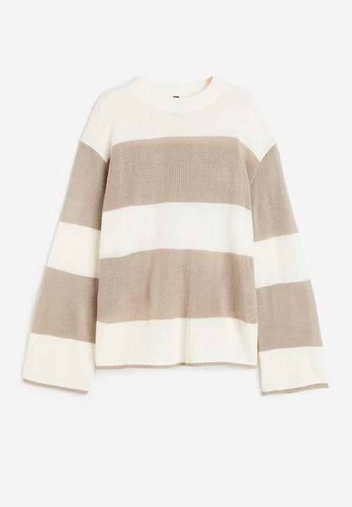 H&M - Jumper - beige, white, multi