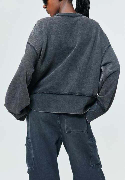H&M - Oversized sweatshirt - black
