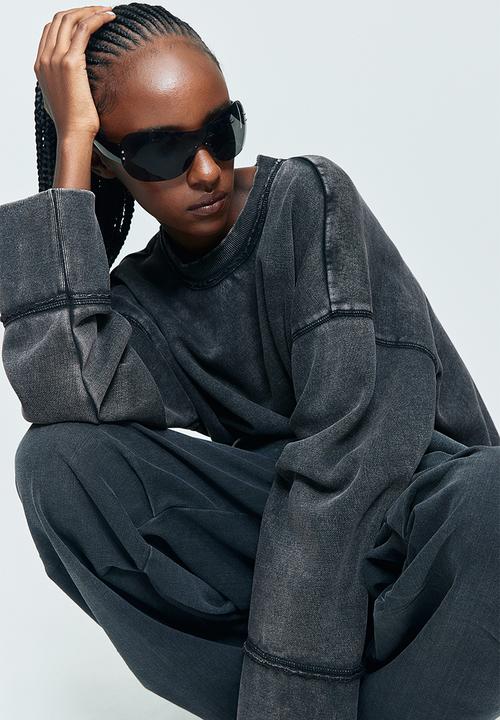 H&M - Oversized sweatshirt - black