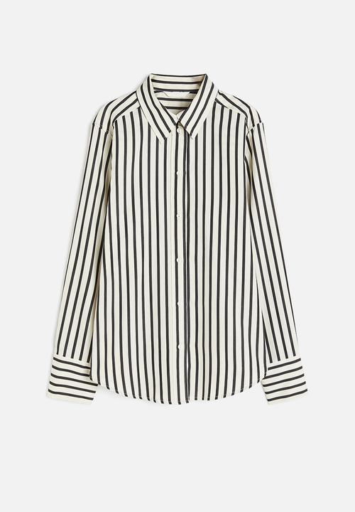 H&M - Cotton shirt - white, multi