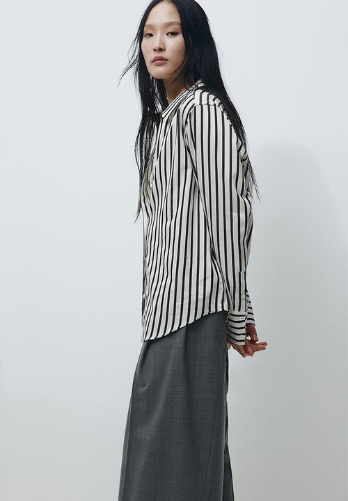 H&M - Cotton shirt - white, multi