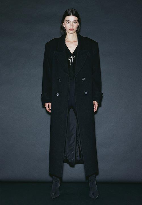 H&M - Rhinestone-bow cardigan - black