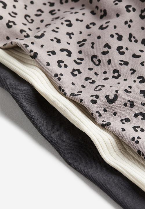 H&M - 3 pack jersey leggings - multi