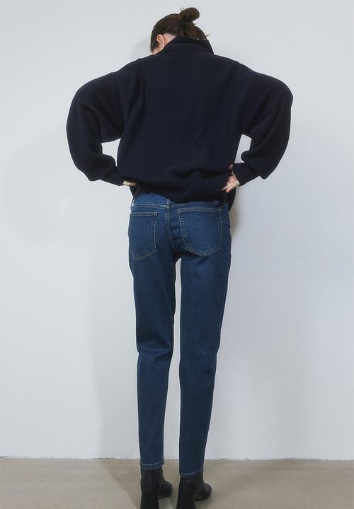 H&M - Mama slim ankle jeans - blue