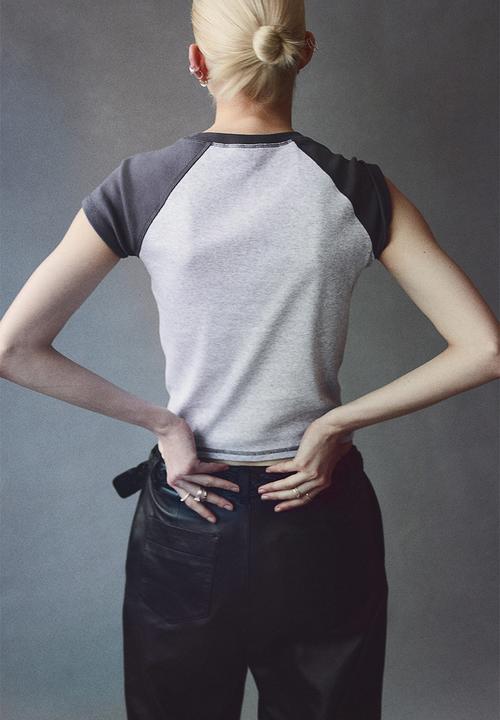 H&M - Printed t-shirt - grey