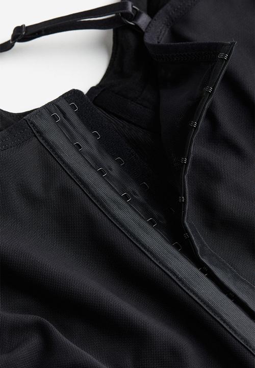 H&M - Mesh bustier top - black