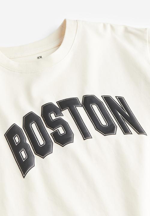 H&M - Cotton jersey t-shirt - white multi