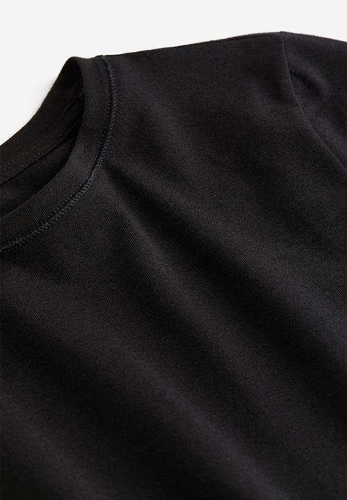 H&M - Fitted t-shirt - black