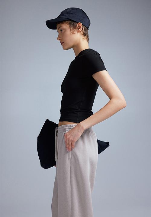 H&M - Fitted t-shirt - black