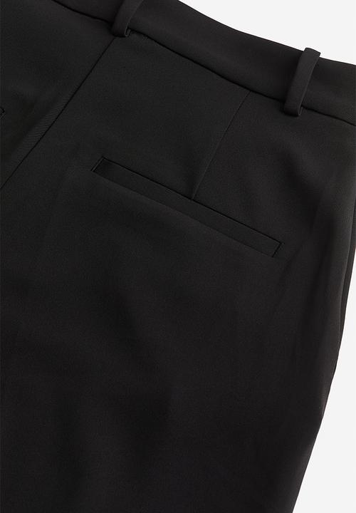H&M - Wide trousers - black