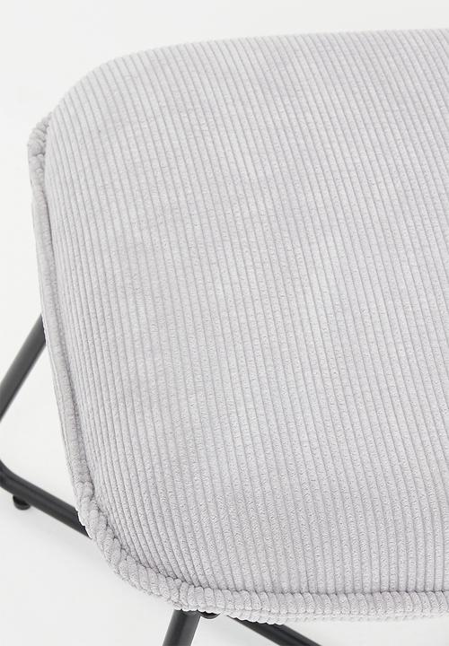 Sixth Floor - Moda chair and foot rest - grey