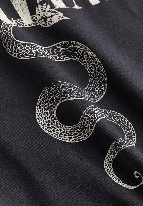H&M - Oversized printed T-shirt - grey