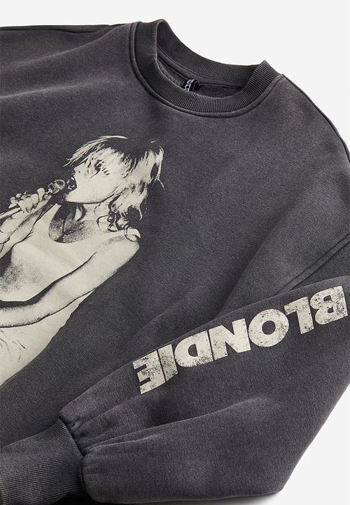 H&M - Oversized printed sweatshirt - black