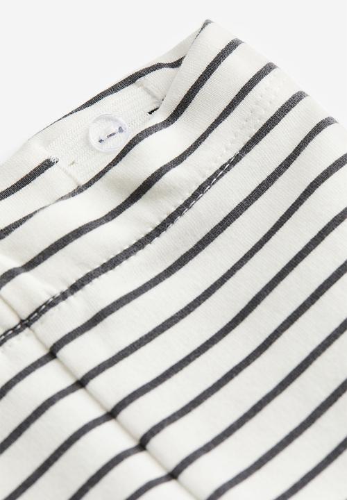 H&M - Brushed-inside leggings - white multi
