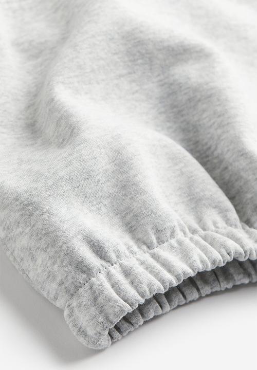 H&M - Oversized zip-top sweatshirt - Light grey marl Carolina Beach