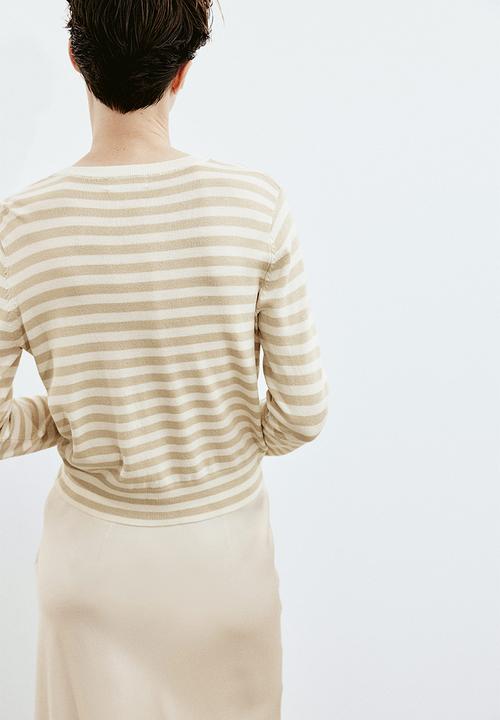 H&M - Fine-knit cardigan - beige
