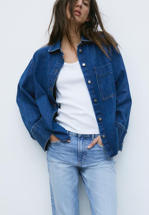 H&M - Slim regular ankle jeans - blue