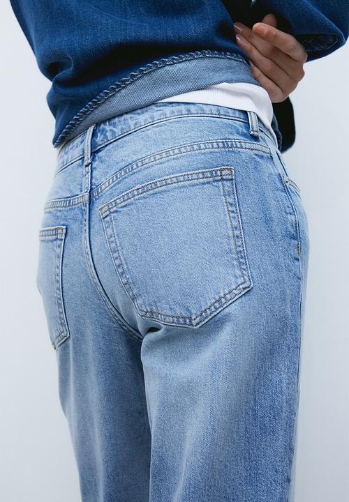 H&M - Slim regular ankle jeans - blue