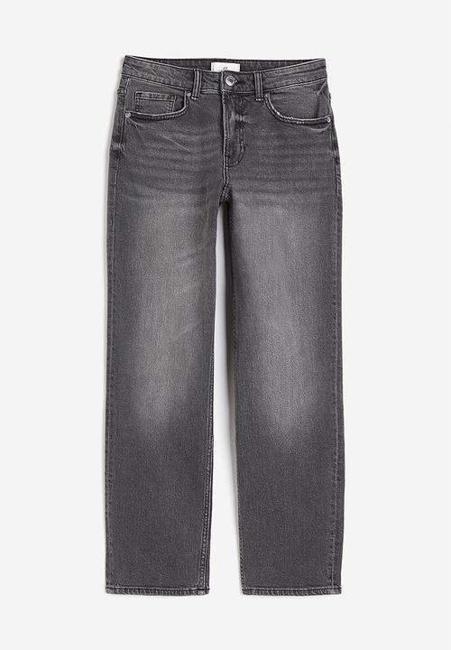 H&M - Slim regular ankle jeans - grey