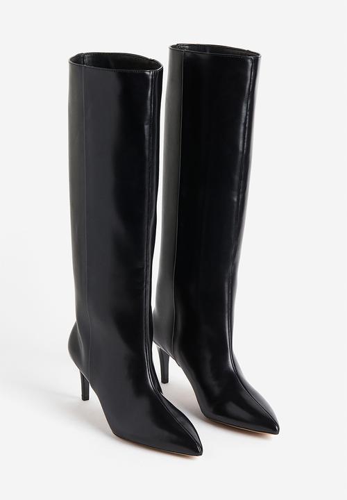 H&M - Knee-high heeled boots - black
