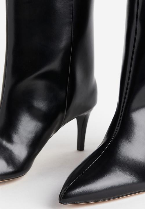 H&M - Knee-high heeled boots - black