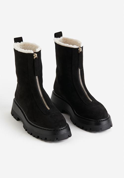 H&M - Warm-lined boots - black